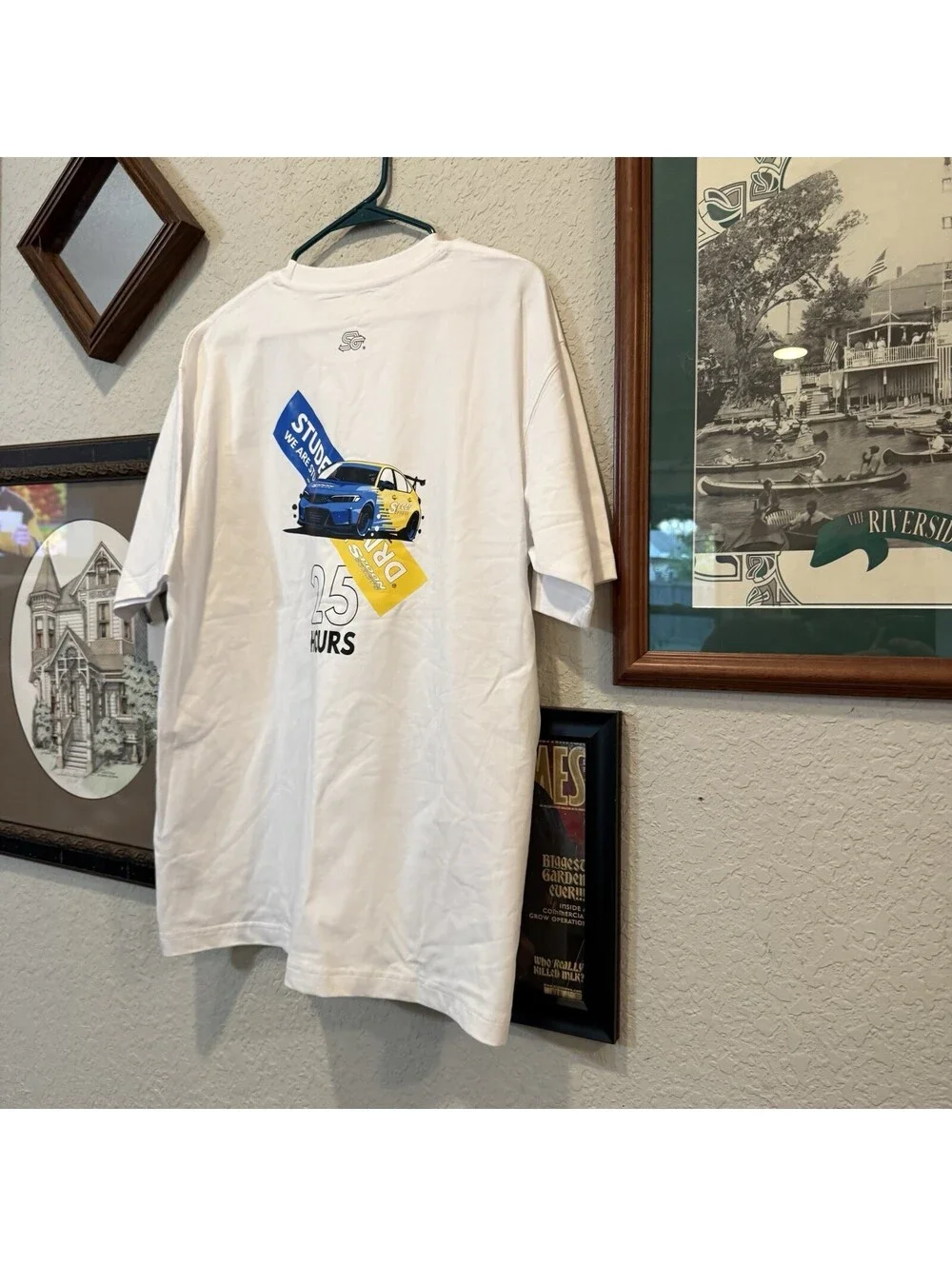 Spoon Sports Spoonsports RARE Thunderhill 25hr 2023 White T-Shirt US Large